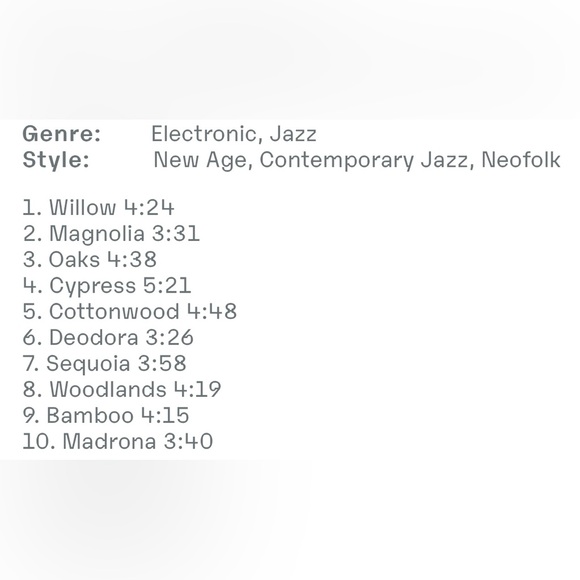 Woodlands by Eric Tingstad, Nancy Rumbel, David Lanz CD like new - Picture 6 of 7